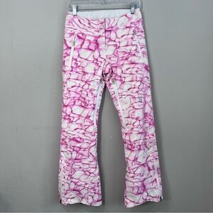 Spyder Traveler ski snow pants punk waves voila size small Fair isle